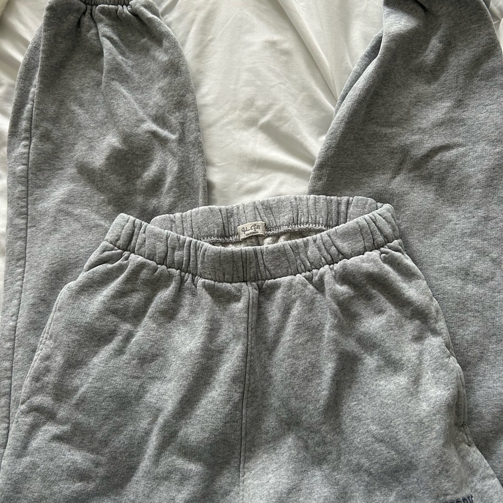 Brandy Melville Gray Track Pants